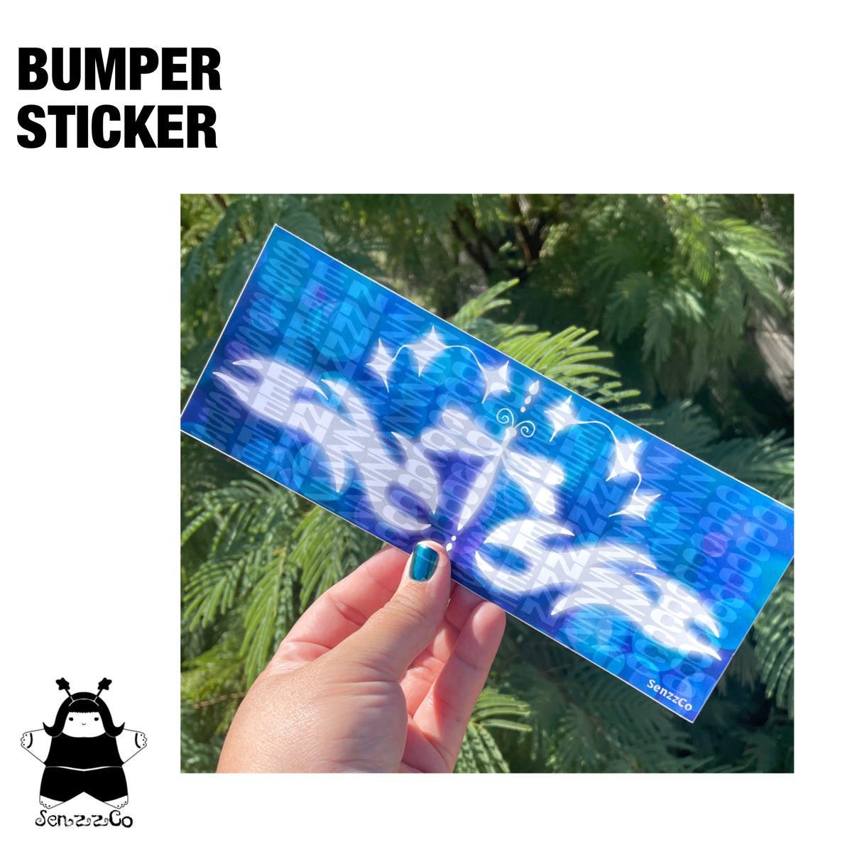 Dragonfly Tramp Stamp | Vinyl Bumper Sticker | Twitchy Witchy Inspired Sticker