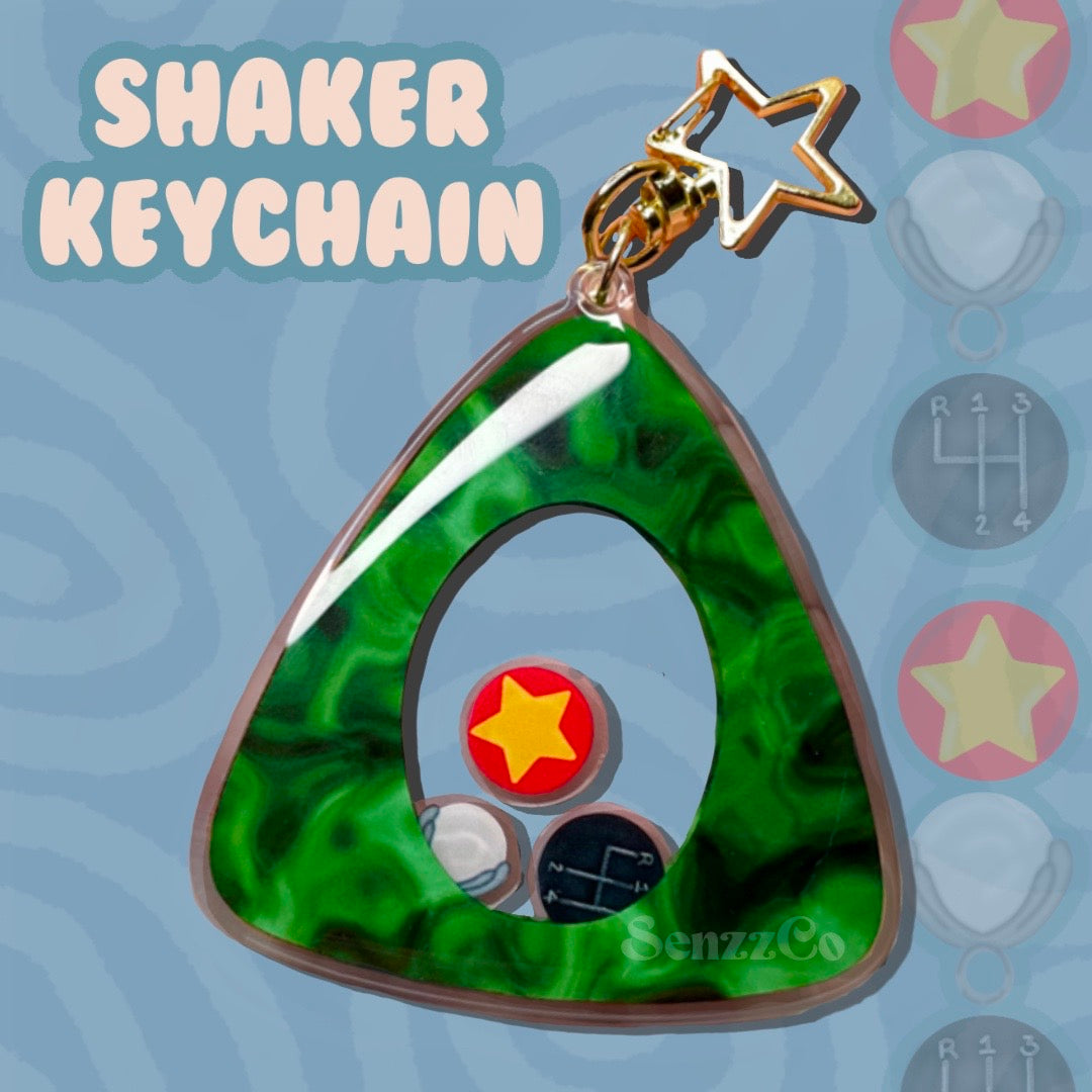 Lost Ghost Eyes | Shaker Keychain | Twitchy Witchy Inspired Keychain