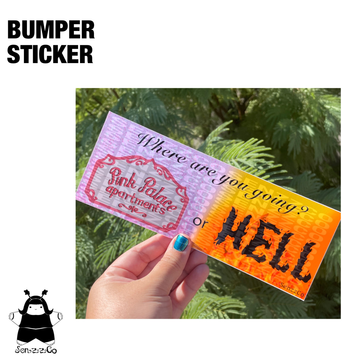 Where Are You Going? | Vinyl Bumper Sticker | Twitchy Witchy Inspired Sticker