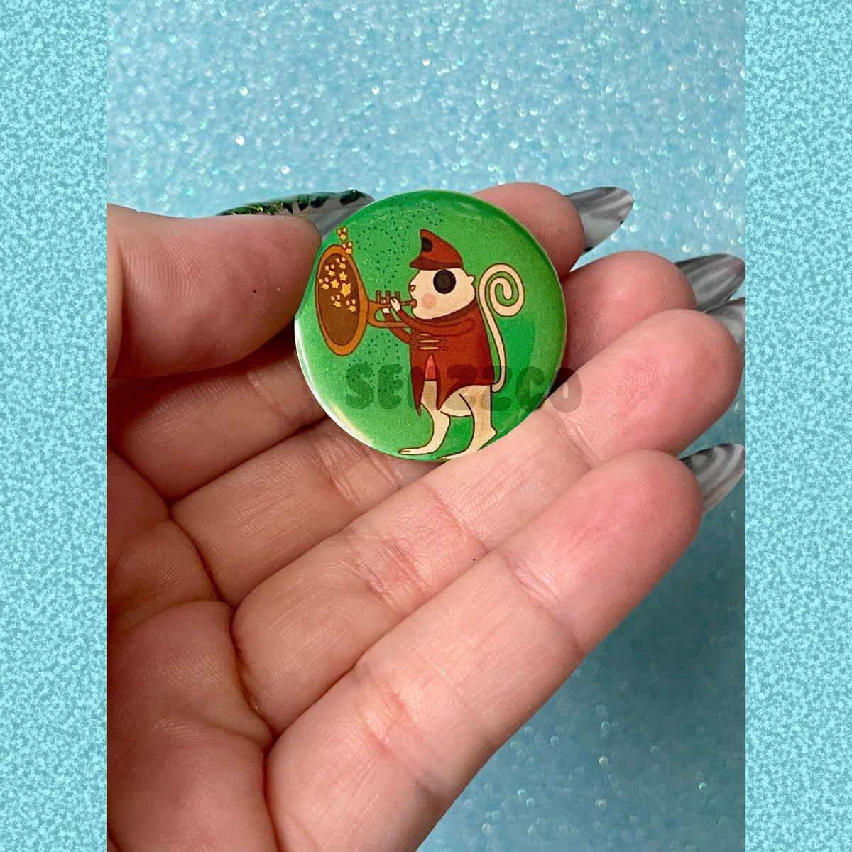 Small Twitchy Witchy Inspired Button Pins