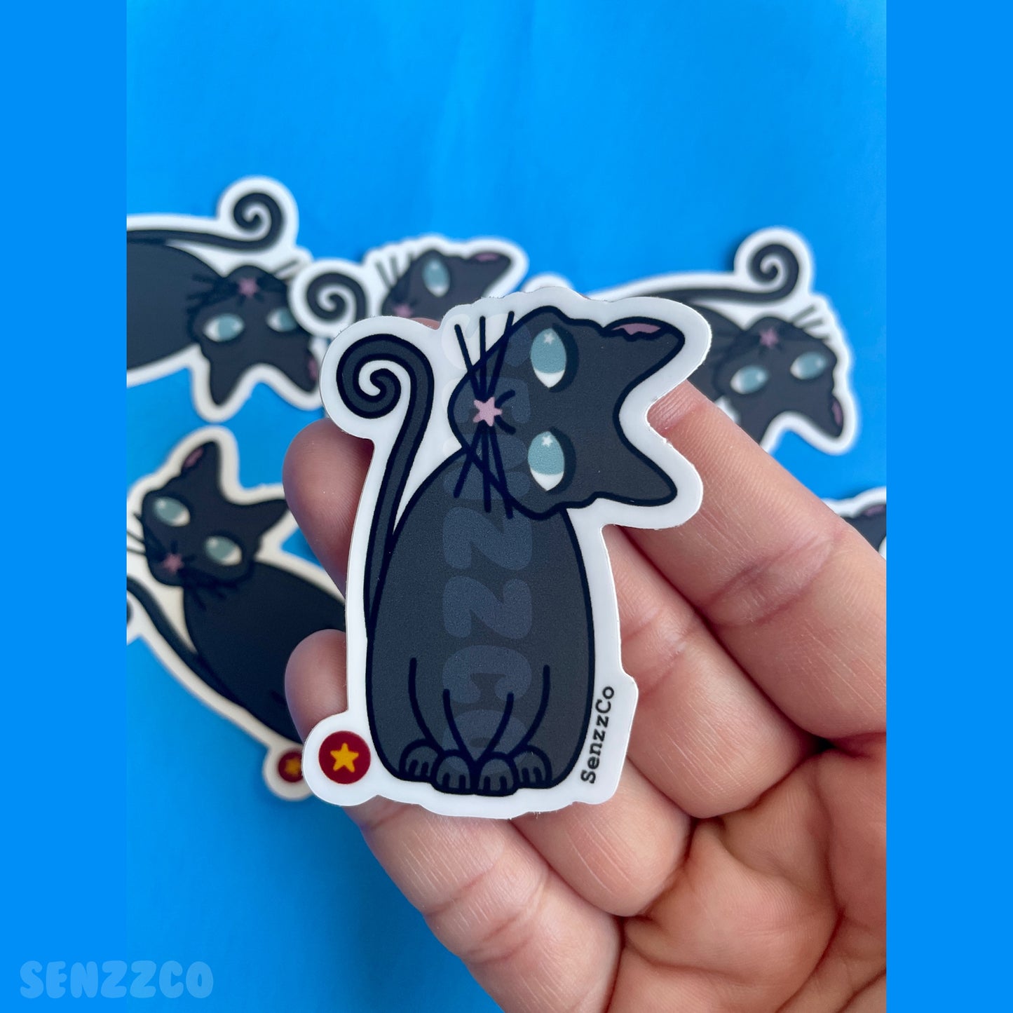 Twitchy Witchy Character Stickers | Vinyl Sticker | Twitchy Witchy Girl Inspired Sticker
