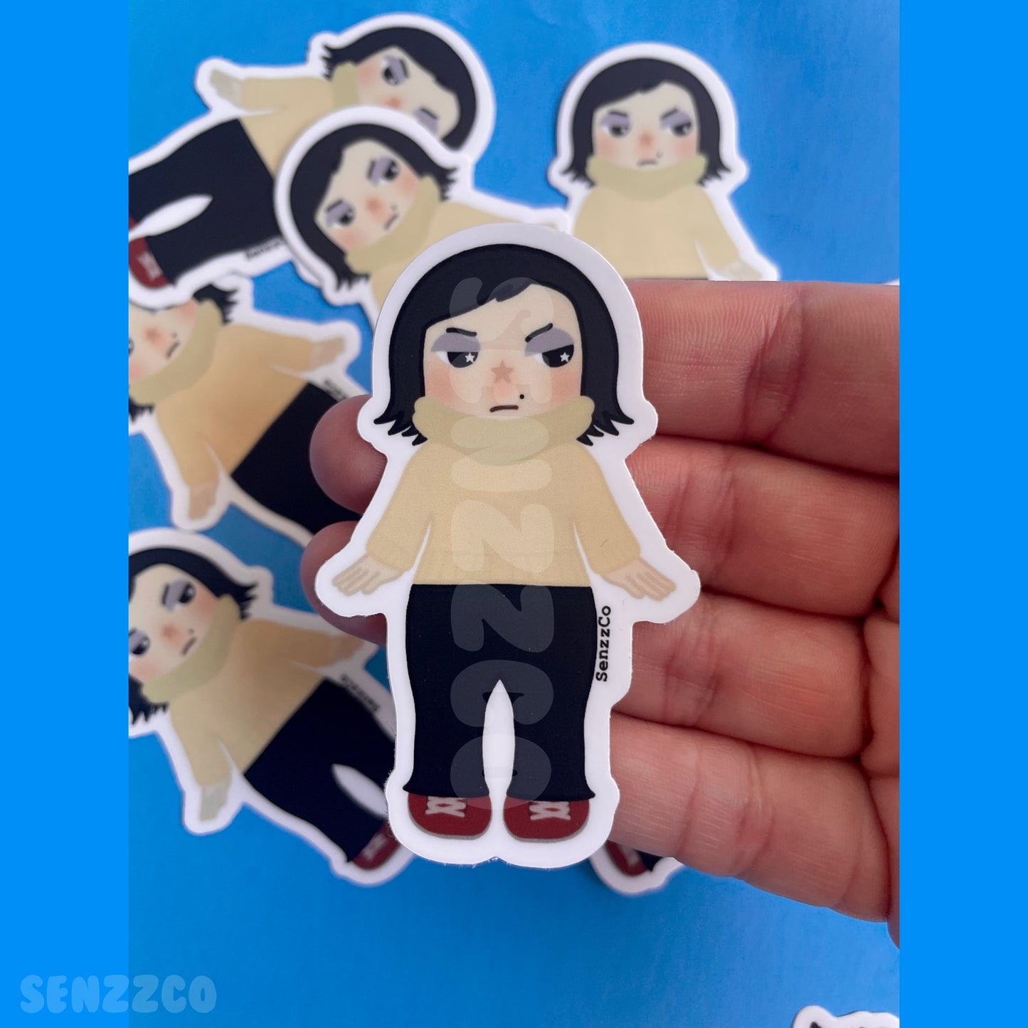 Twitchy Witchy Character Stickers | Vinyl Sticker | Twitchy Witchy Girl Inspired Sticker