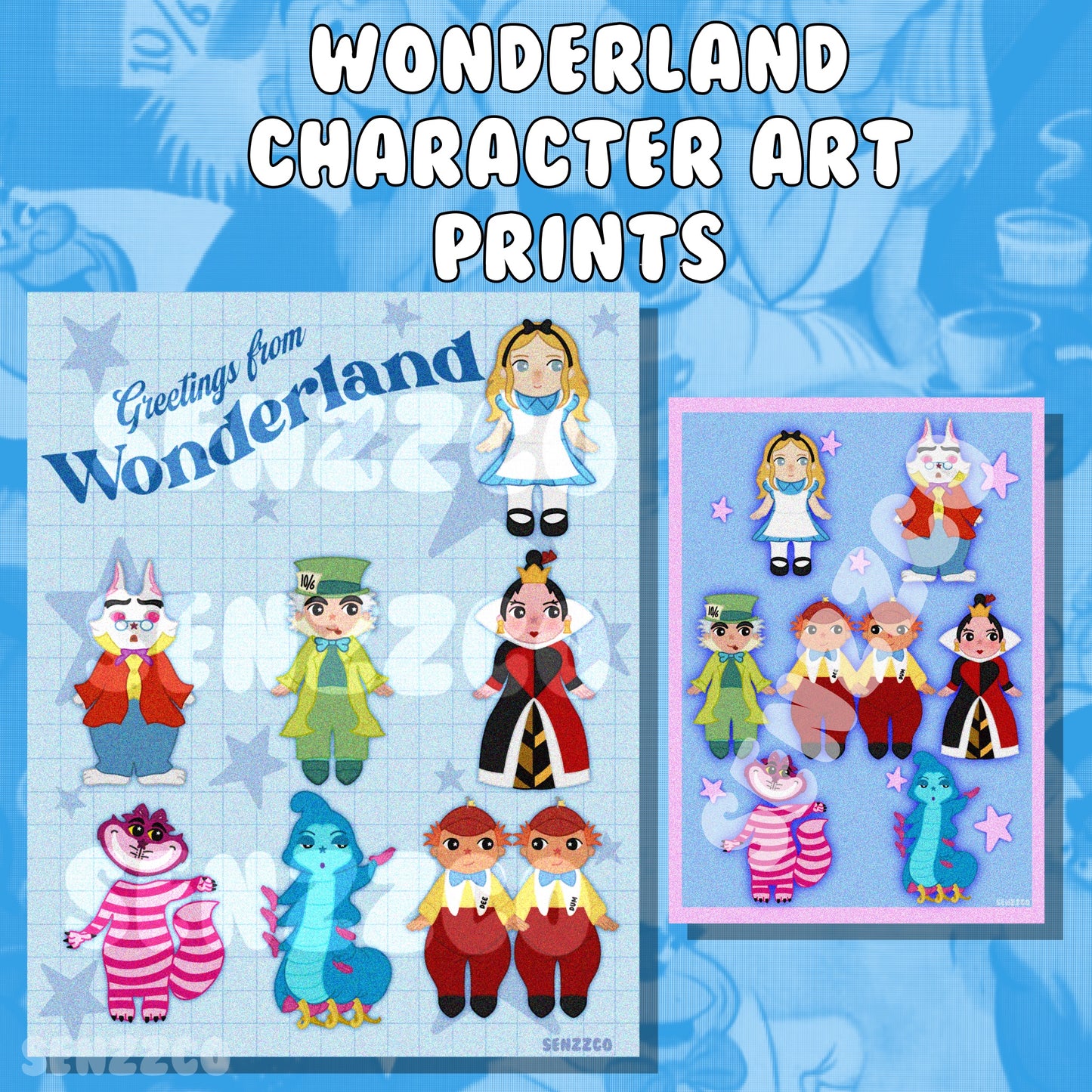 Wonderland Inspired Art Prints