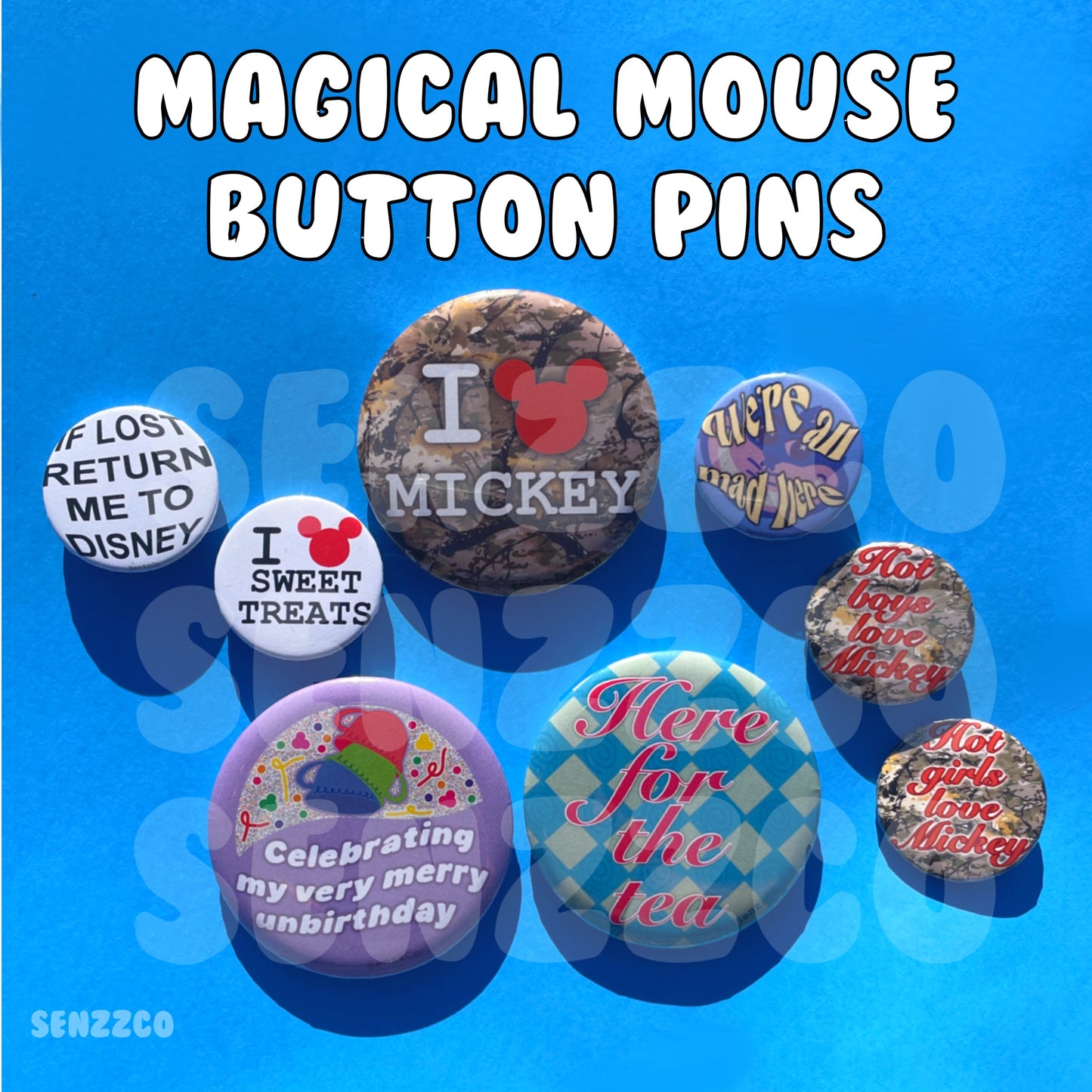 Magical Mouse Button Pins