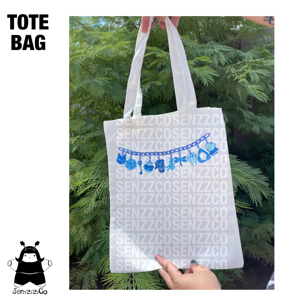 Charms of the Pink Palace Tote Bag | Canvas Tote Bag