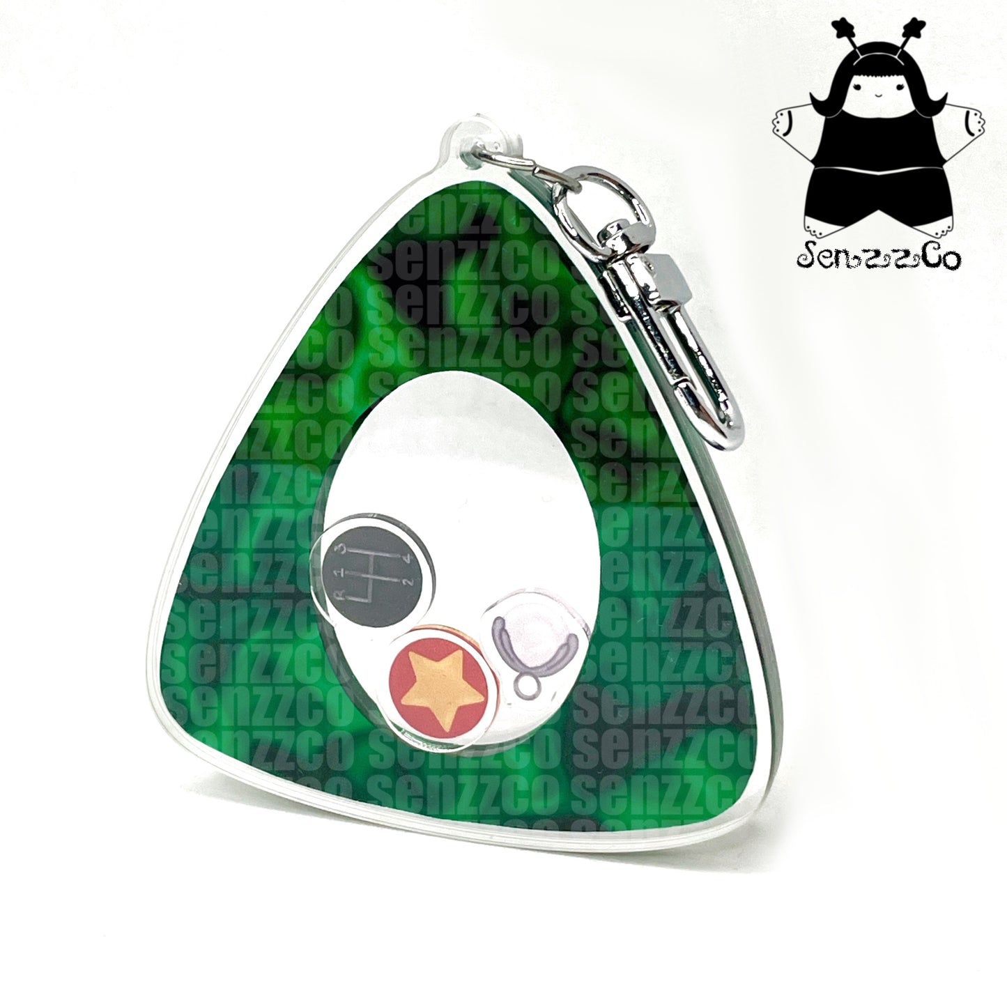 Lost Ghost Eyes | Shaker Keychain | Twitchy Witchy Inspired Keychain