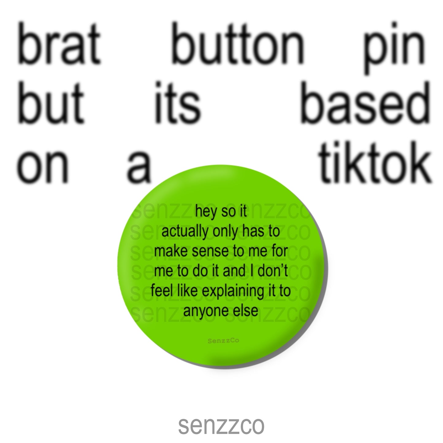 brat button pin 365 buttons
