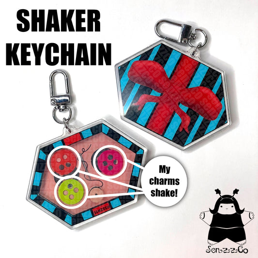 Button Box | Shaker Keychain | Twitchy Witchy Inspired Keychain