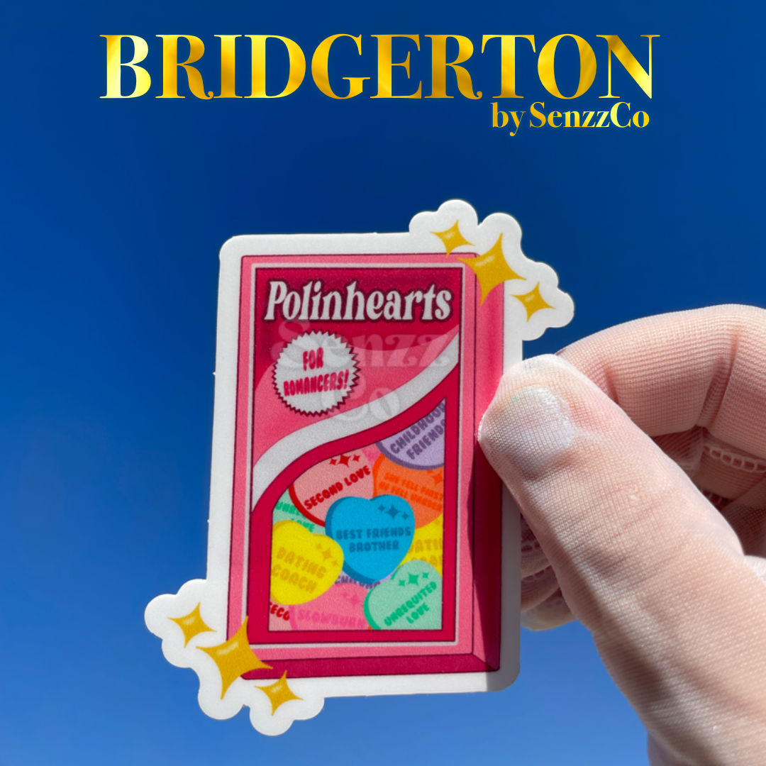 Polin Candy Heart Tropes | Bridgerton Sticker