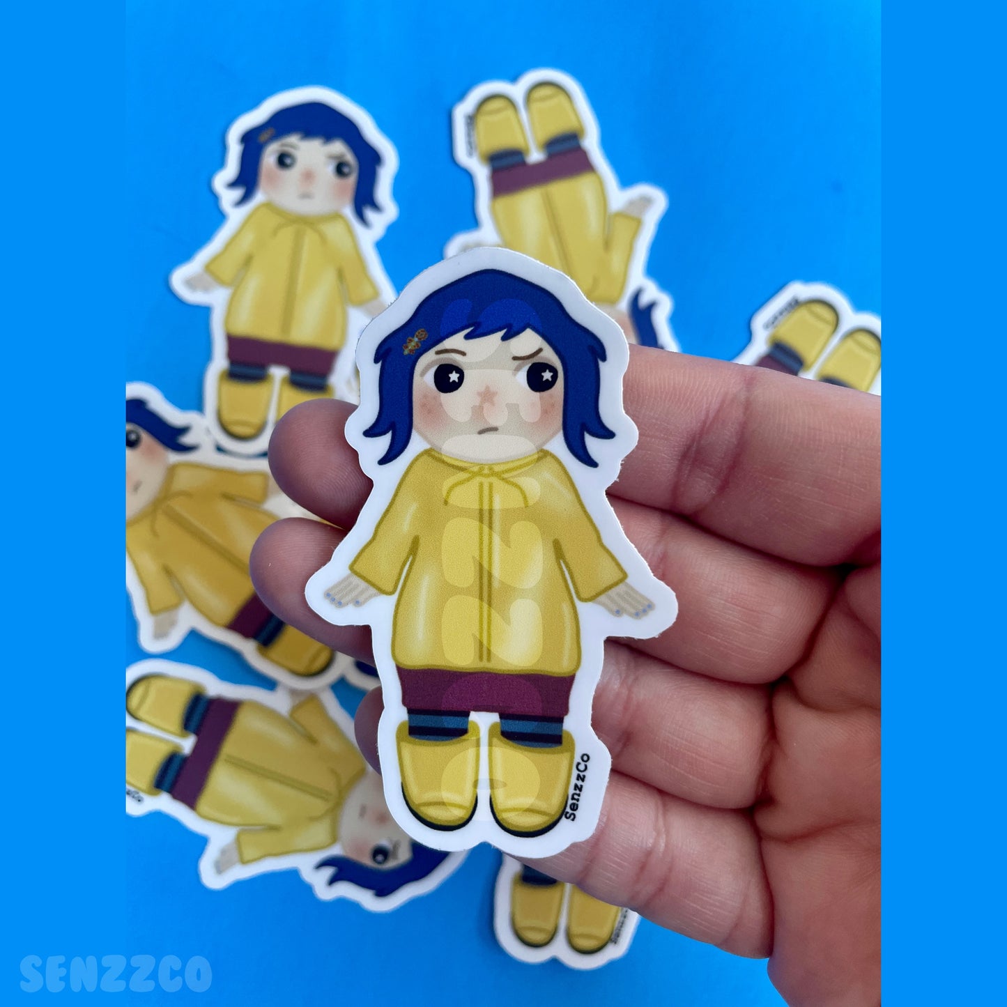 Twitchy Witchy Character Stickers | Vinyl Sticker | Twitchy Witchy Girl Inspired Sticker