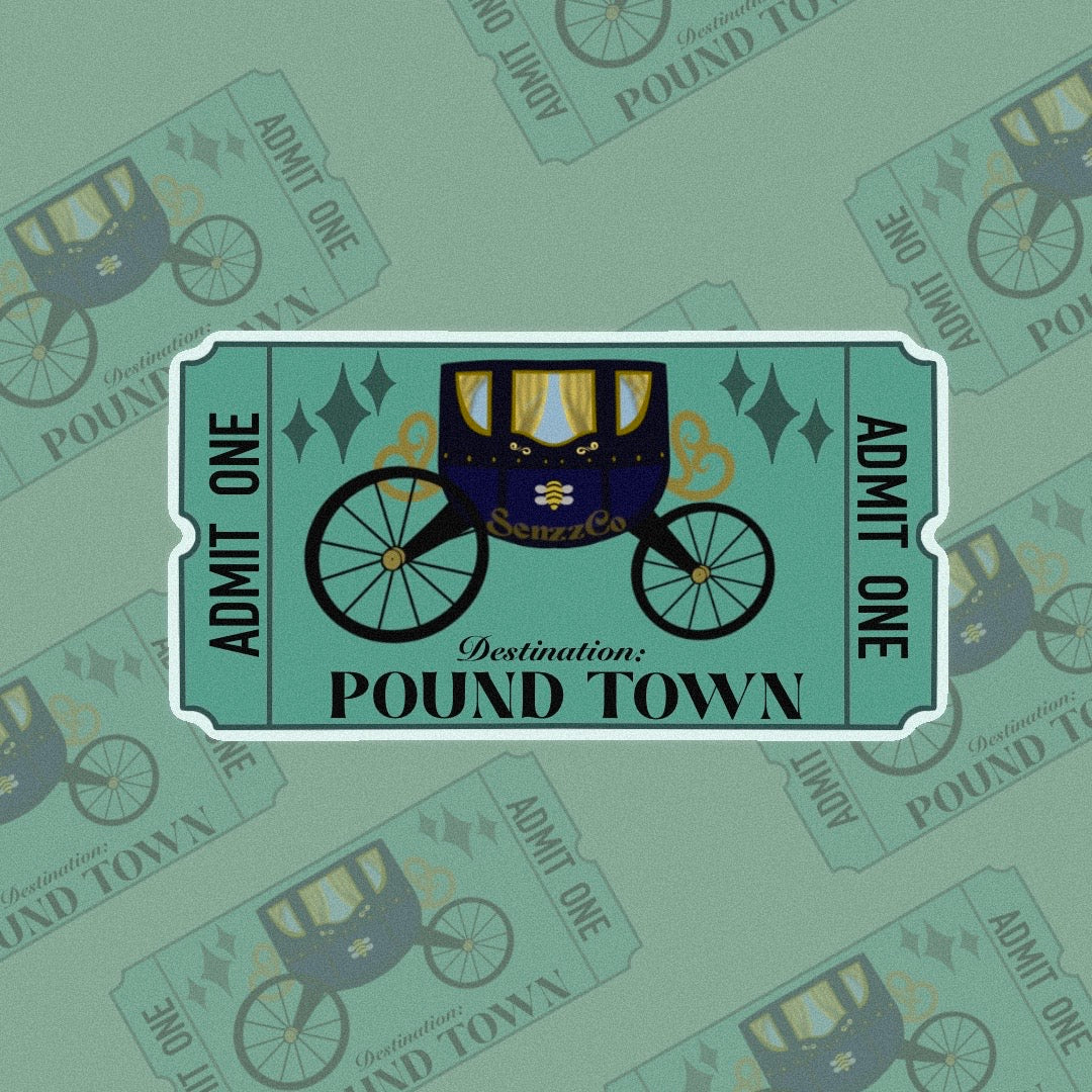 Pound Town Carriage | Bridgerton Sticker