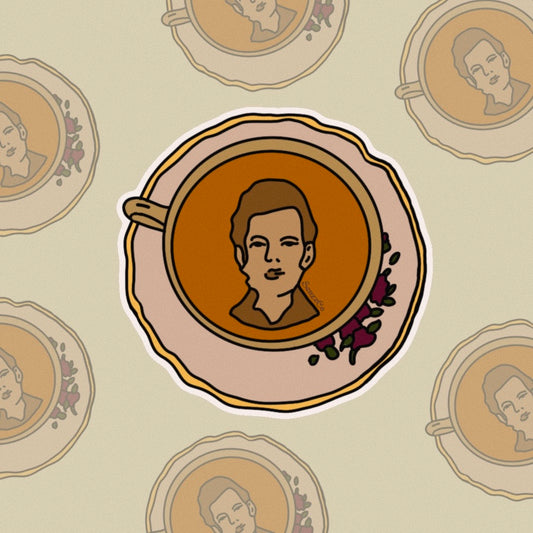 Colin Tea Cup | Bridgerton Sticker