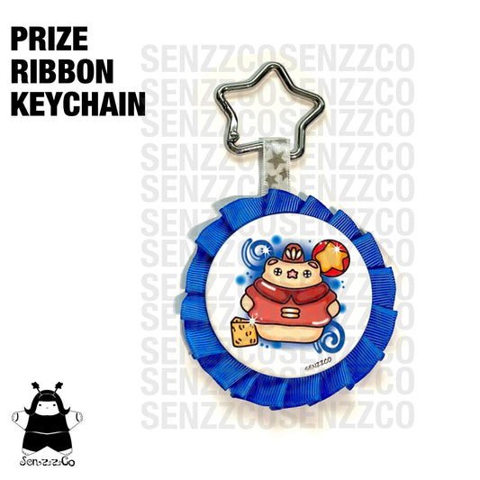 Mini Circus Mouse | Prize Ribbon Keychain
