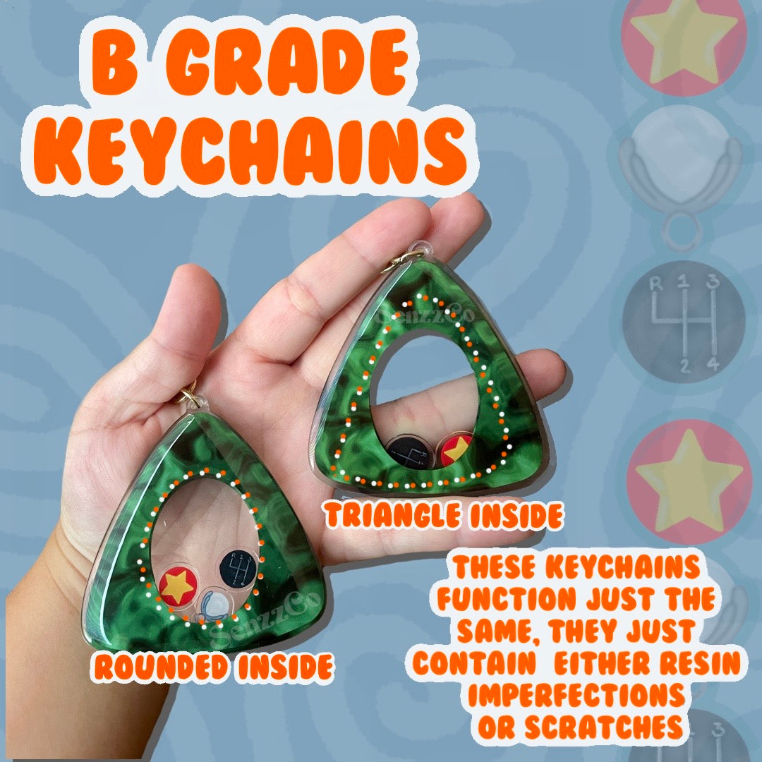 Lost Ghost Eyes | Shaker Keychain | Twitchy Witchy Inspired Keychain