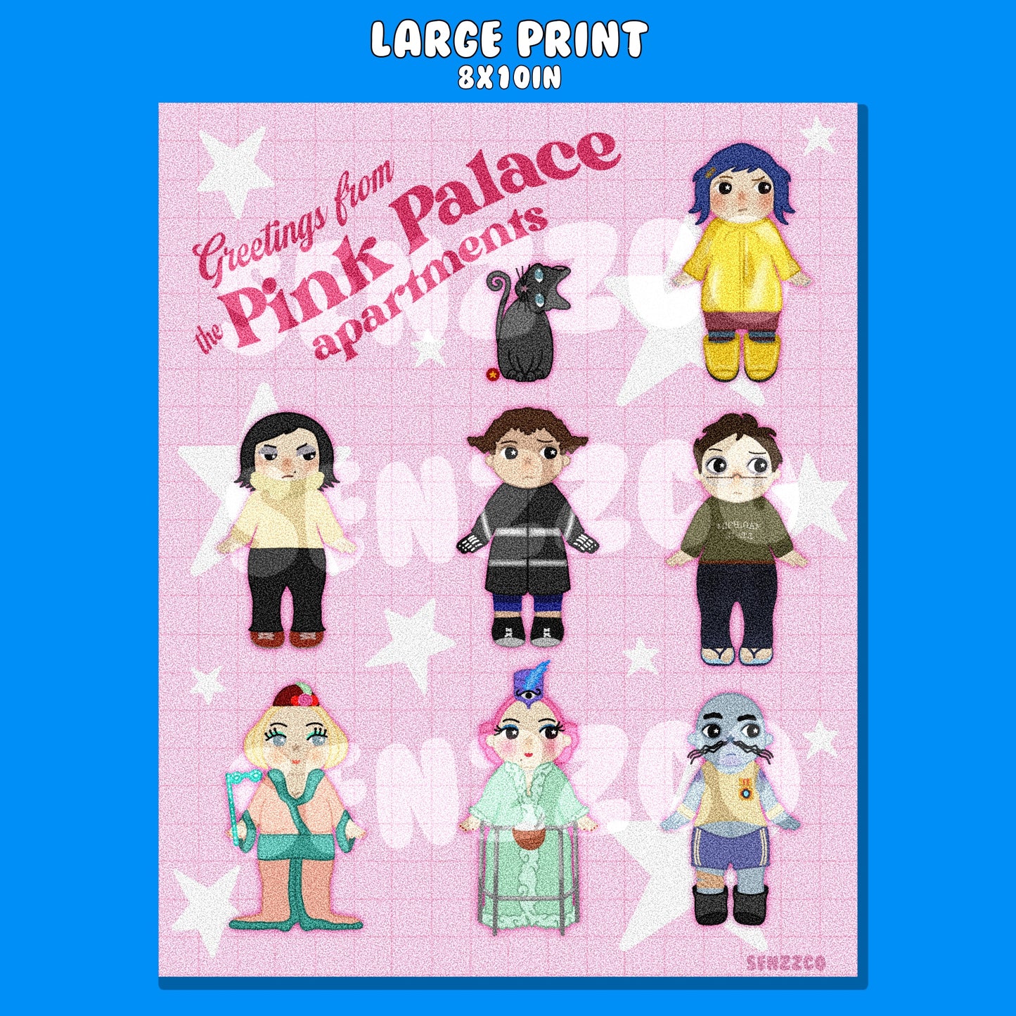 Pink Palace Neighbor Art Prints