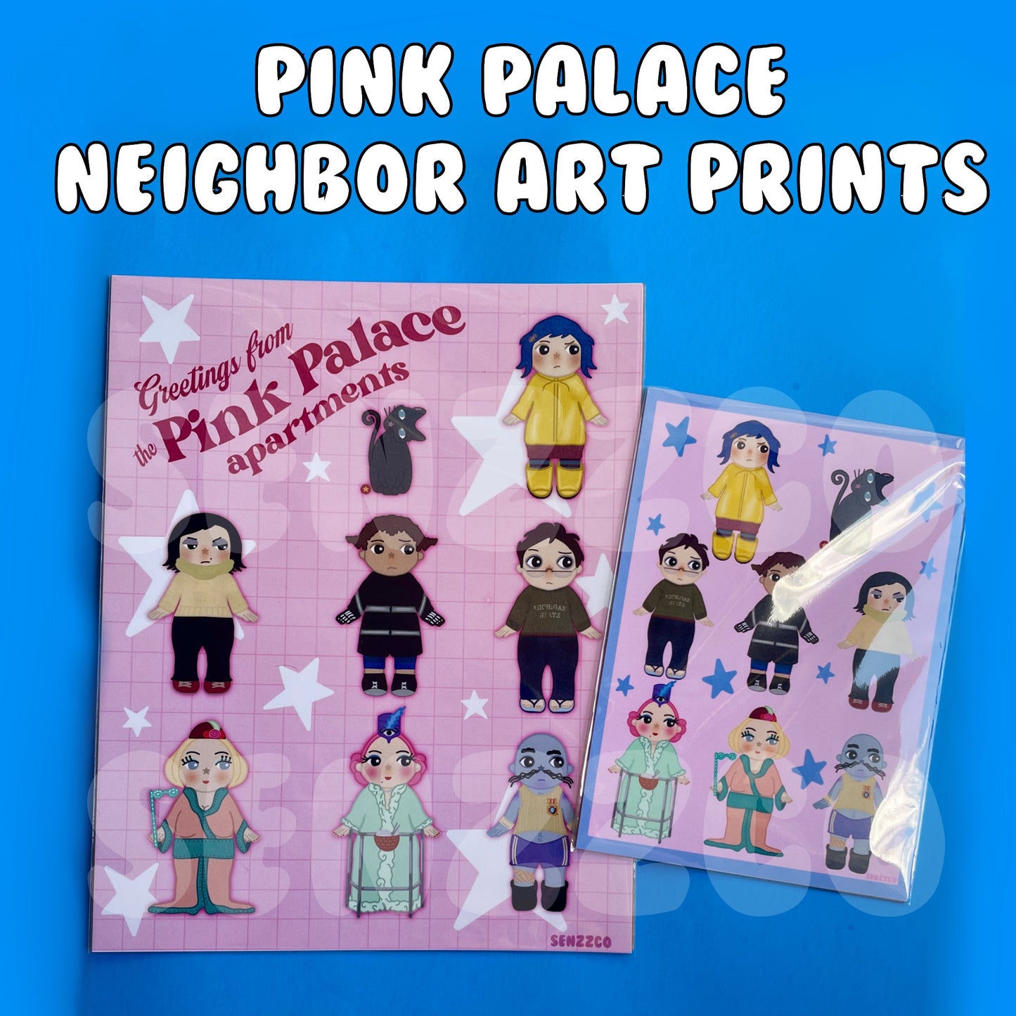 Pink Palace Neighbor Art Prints