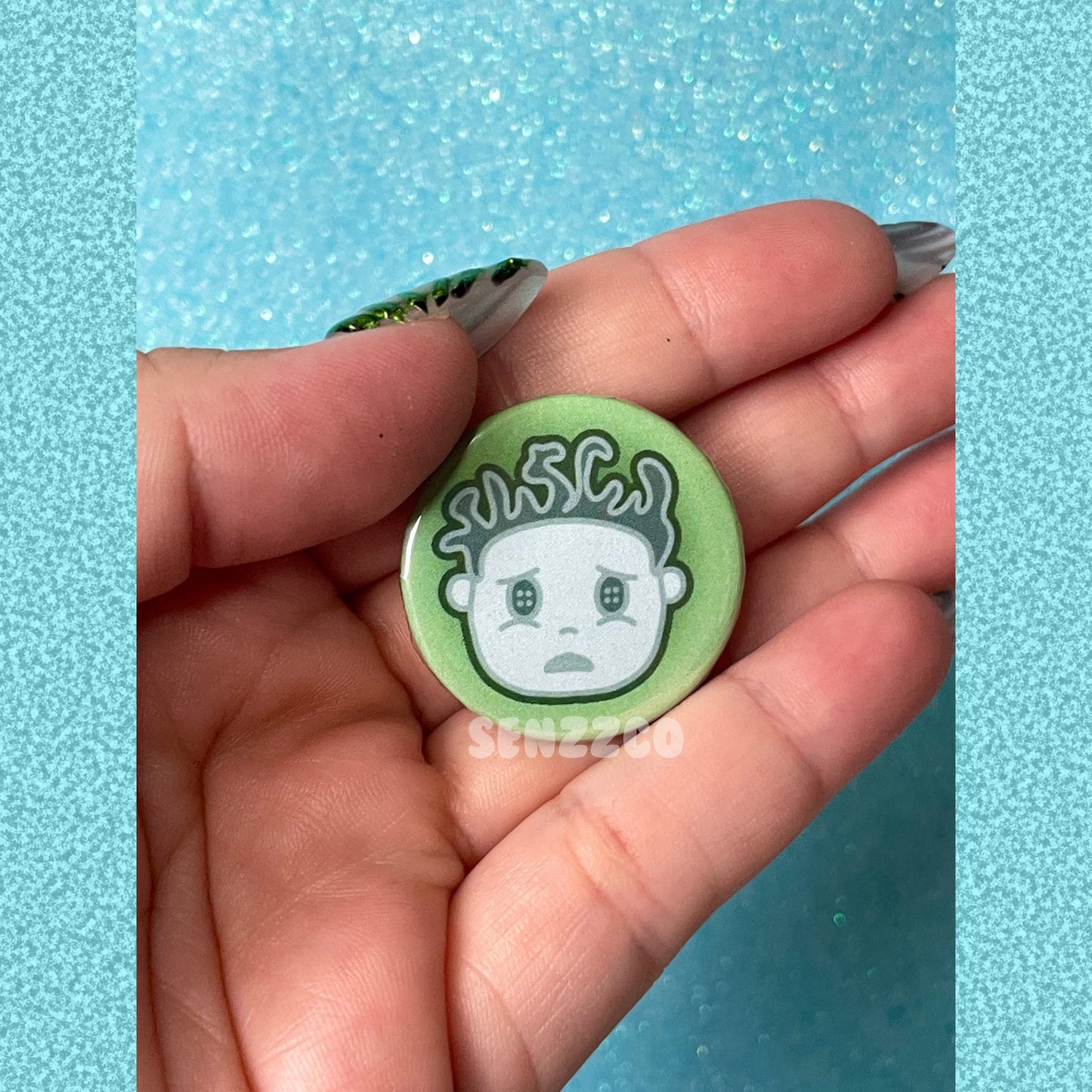 Coraline Inspired Button Pins