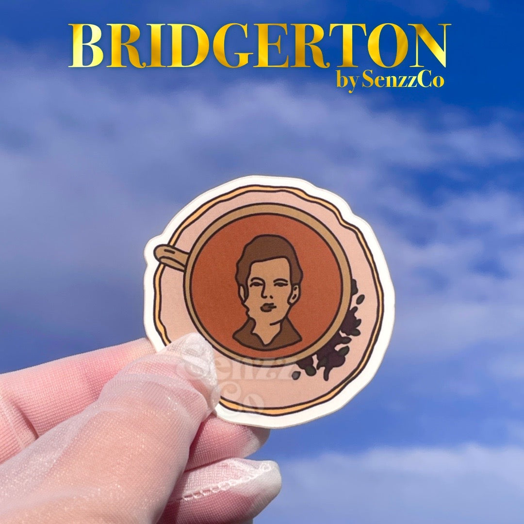 Colin Tea Cup | Bridgerton Sticker