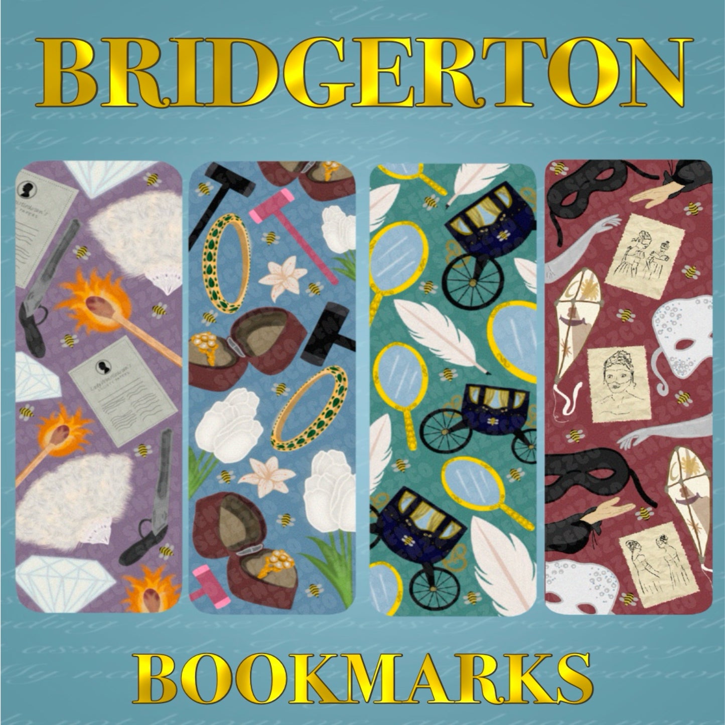 Bridgerton Bookmark